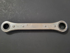Vintage 1950's Herbrand Tools Ratcheting Wrench #3828 USA 5/8 x 3/4