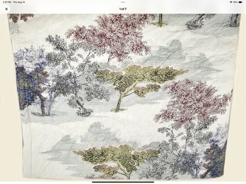 $815 Yves Delorme France NWT 3pc King Duvet Cover Set Parc 100% Cotton Batiste - Picture 3 of 8