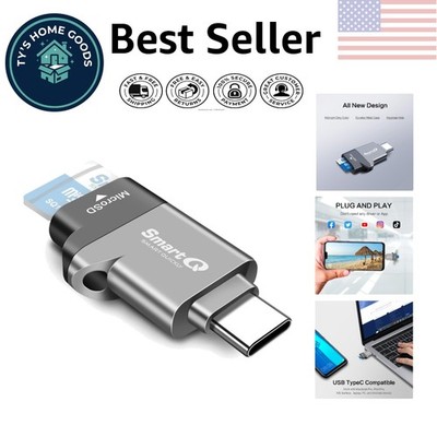 Innovative Type-C MicroSD Card Reader - 5Gbps, Compatible with Multiple Devices