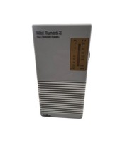 Vintage 1985 Salton Wet Tunes 3 AM/FM Shower Radio w/ Mounting Bracket Tested