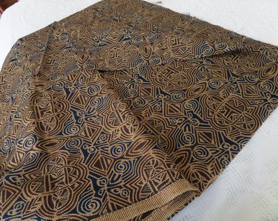 2 pc Dutch Java Print & Veritable Java Hollandais fabric cuts 3yds total 