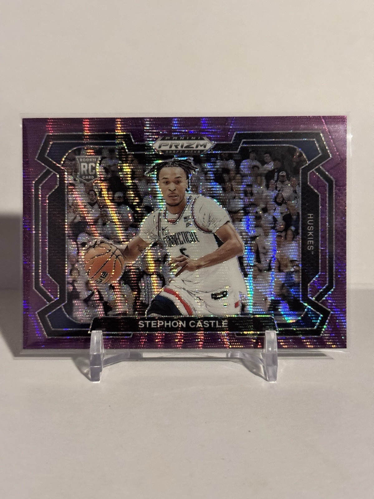 2024 Panini Prizm Draft Picks - Stephon Castle #17 Purple Wave Prizm Variation
