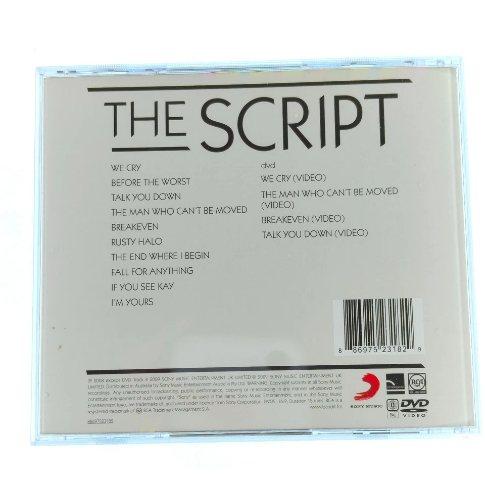 The Script - Self Titled - CD/DVD With Slipcover - Image 4 of 4