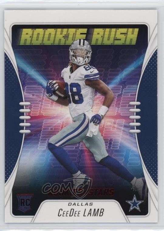 2020 Panini Rookies & Stars Rookie Rush CeeDee Lamb #RR-9 1b23