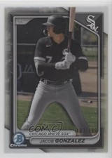 2024 Bowman Chrome Prospects Refractor 187/499 Jacob Gonzalez #BCP-242 6fs