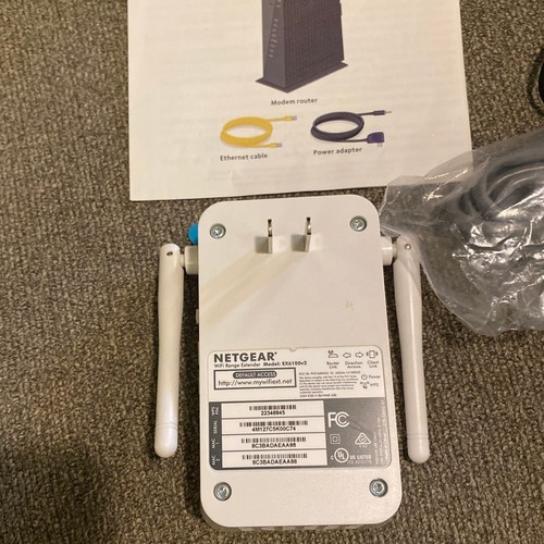 Netgear AC1750 WiFi Cable Modem Router (C6300) & Network Range Extender EX6100v2 - Afbeelding 4 van 12