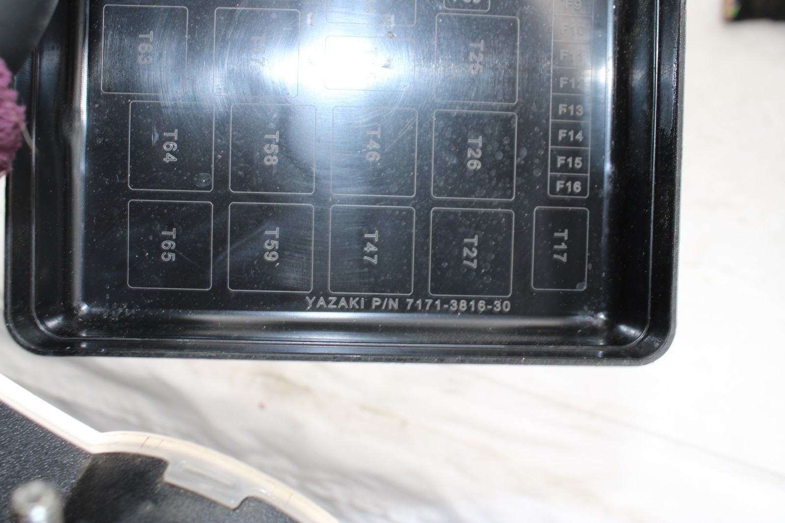Maserati Quattroporte 2014-2017 Fuse box