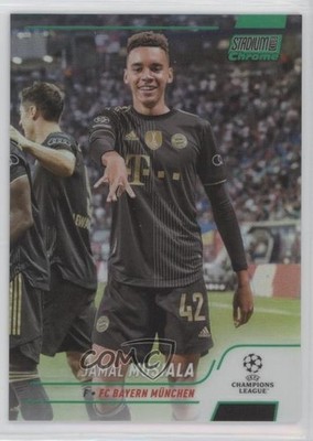 2021 Stadium Club Chrome UEFA Champions League Green Refractor Jamal Musiala n0c
