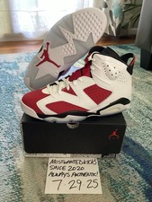 DS 2021 Nike Air Jordan Retro 6 OG Carmine Uomo Taglia 11