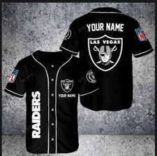 Raider custom Personalized Name Jersey baseball jersey, 3d gift,2025 hot