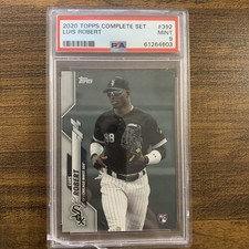 2020 TOPPS BASEBALL ROOKIE CARD LUIS ROBERT #392 PSA 9