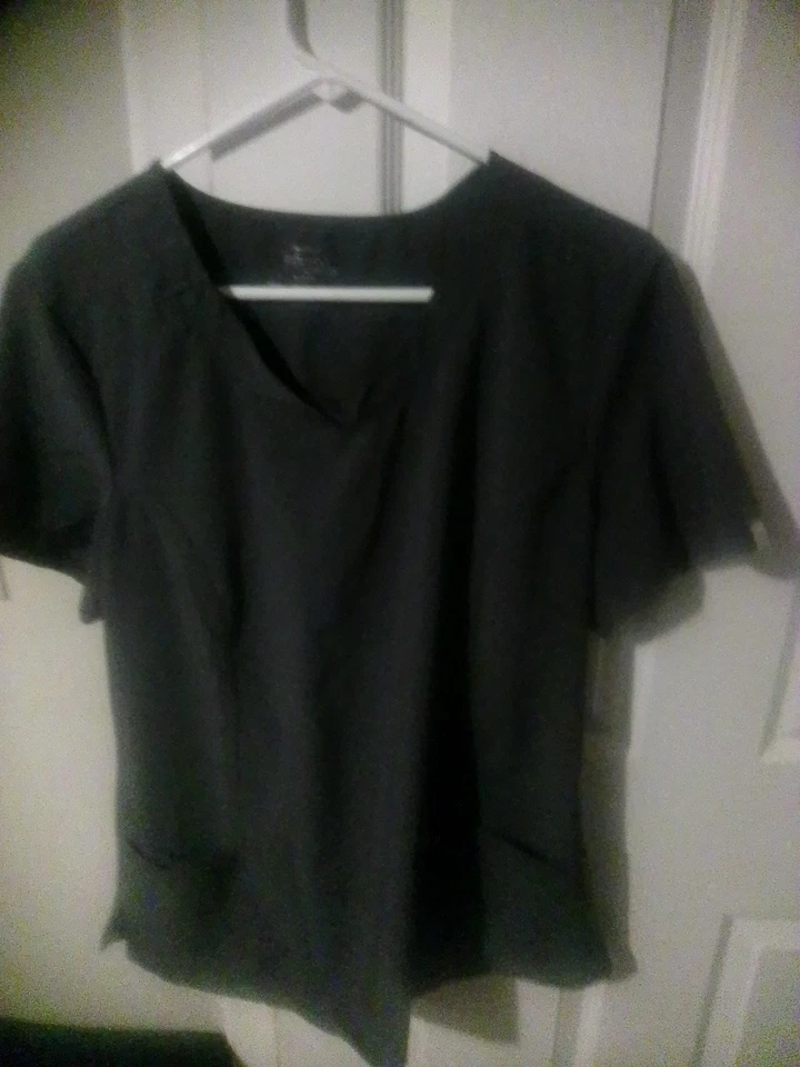 Cherokee Infinity Scrub Set - Top Large2624a,  Pants XL Ck110a Pewter - Image 2 of 4