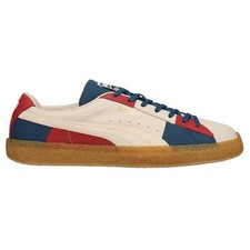 PUMA Suede Crepe Patch Lace Up Mens Beige Sneakers Casual Shoes 381195-01