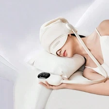 Electric Scalp & Head Massager, Heated Kneading & Air Compression Portable De...