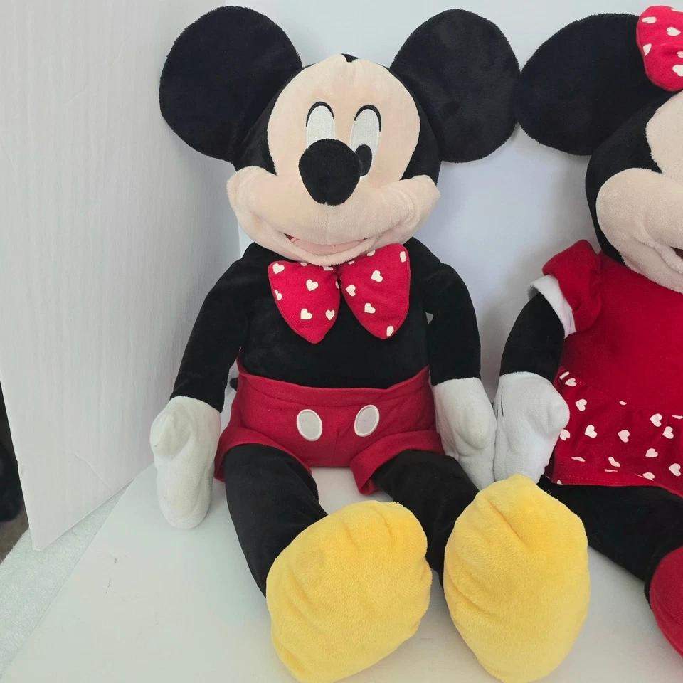 Vintage 90's Disney Mickey & Minnie Mouse Large Plush Stuffed Toy DanDee - Image 2 of 4