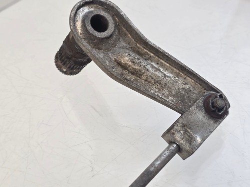 1971 Yamaha RT1 360 Enduro Rear Brake Foot Pedal Lever w Rod Spring Actuator - Picture 5 of 6