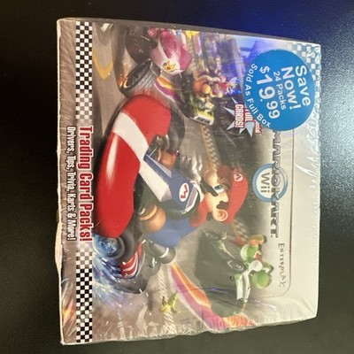 Mario Kart Wii Trading Card Fun Pack Sealed Booster Box Nintendo Interplay 2009