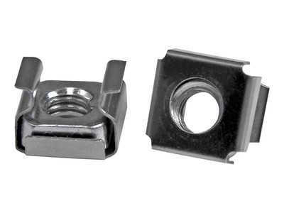 StarTechcom 50 Pack M6 Caged Nuts for CABCAGENUTS6 Cabinets