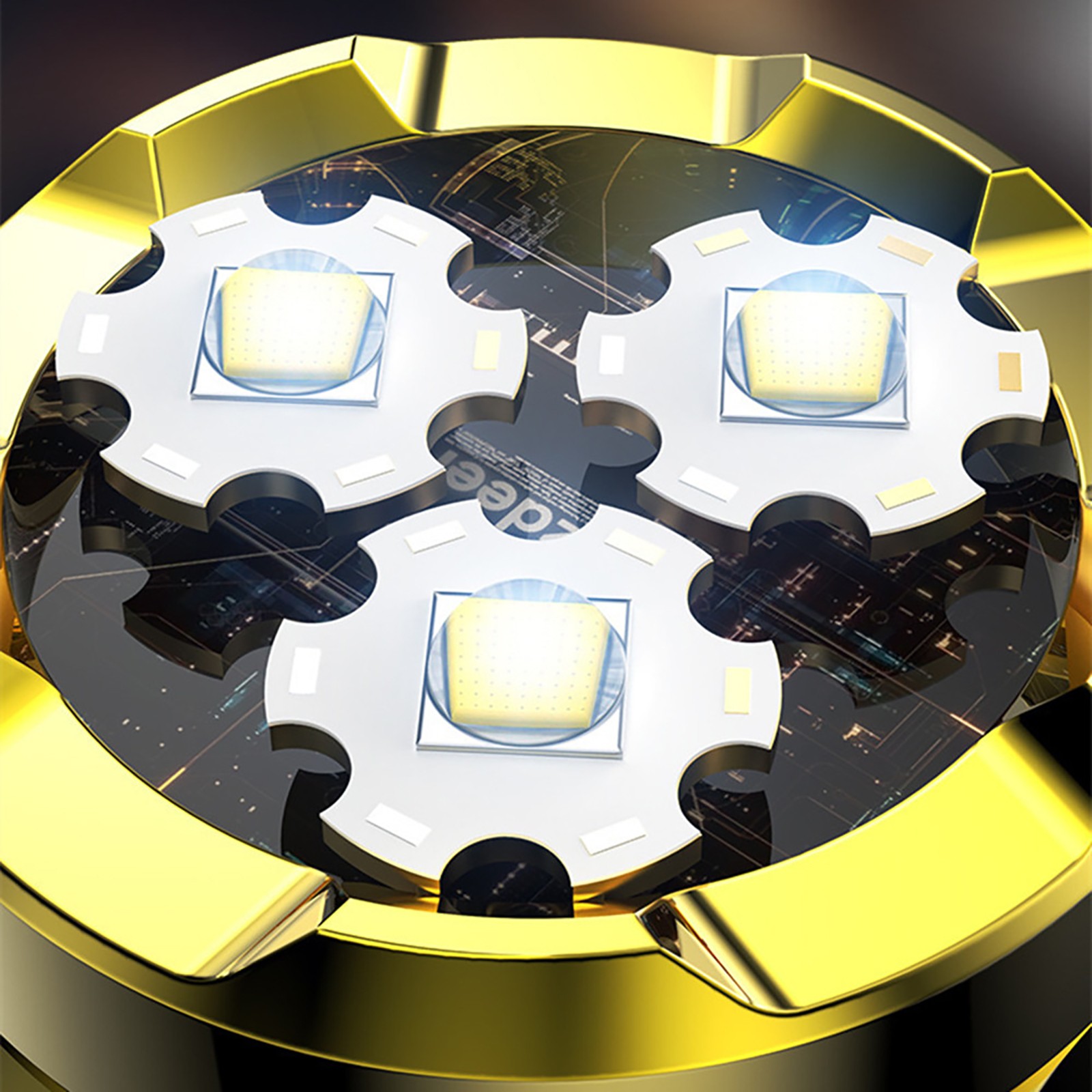 Mini Bright Flashlight 3* 3030LED Lamp Beads Super Bright Flashlight Home