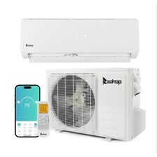 Zokop 9,000 BTU 19 SEER2 115V Mini Split Air Conditioner Heat Pump & Install Kit