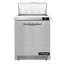 Continental Refrigerator D27N8-FB 27" One Section Sandwich / Salad Prep Table...