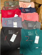 FIGS Scrub Set Top pants , 10 Color , Unisex, S-XXL , Minor cosmetic flaws