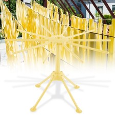 Noodle Spaghetti Pasta Drying Rack Stand Dryer Foldable Kitchen Tool (Yellow)