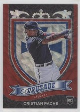 2021 Panini Chronicles Crusade Ruby Wave Prizm 134/199 Cristian Pache #25 2t9