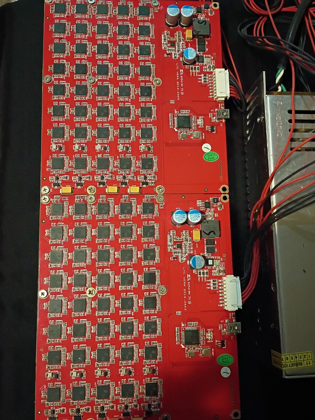 Crypto Collector's Dream. LTC Litecoin Original 2 Board On Heat Sink.
