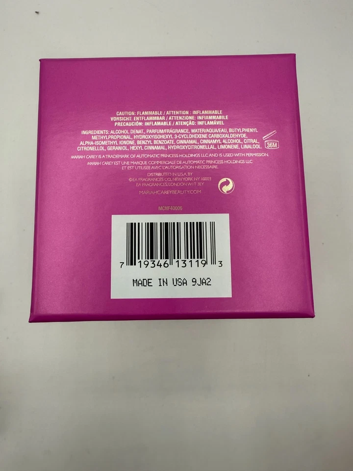 MARIAH CAREY FOREVER PARA MUJER 0,5 FL OZ / 15 ML PERFUME SPLASH - RARO - SELLADO Foto 2 de 4