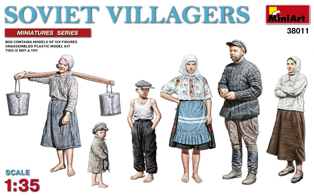 Miniart 38011 - 1/35 Soviet Villagers - New