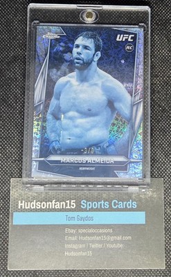 Marcus Almeida 2026 Topps Chrome UFC Rookie #61 Frozenfractor-3/0 Heavyweight