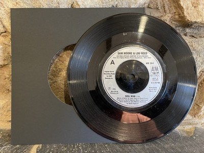 Sam Moore & Lou Reed - Soul Man - 7  Vinyl Single 1986 A&M Records AM 364