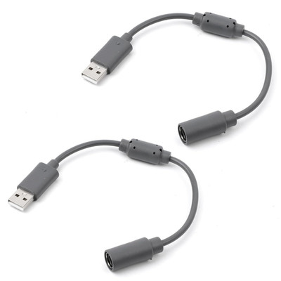 2PCS USB Breakaway Cable Adapter for G920 Driving Force Thrustmaster 458 Wheels