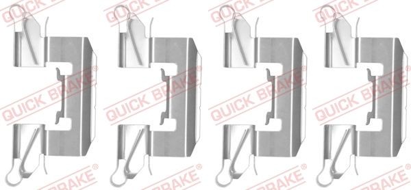 Quick Brake ZubehöRsatz, Scheibenbremsbelag Vorne FüR Daihatsu Ford Mazda-image