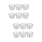 12 pcs  Aluminum Alloy Cake Mold Round Baking Pan Kitchen Baking Pastry Tool