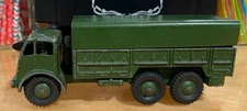 Rare 1954 Dinky Supertoys #622 10 Ton Army Truck w/ Driver & Spare Tire