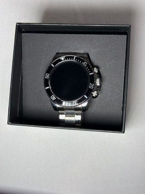 AW12 Stainless Steel Bluetooth Smart Watch Fitness Tracker with Rotating Bezel.