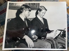 1971 MARK AND MARTY HOWE TYPE 1 PHOTO NHL WHA HOCKEY LEGENDS OHL WHL ECHL AHL