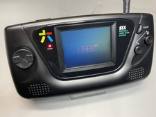 SEGA Game Gear Console RECAPPED with game, NEW Retrosix Shell & Glass Lens!