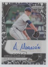2020 Panini Prizm Rookie Snakeskin Prizm 2/35 Adrian Morejon #RA-AM Auto 0a4s