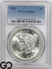 1923 Peace Dollar PCGS MS 64 ** Very Nice!