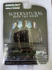 Greenlight Hollywood 1:64 Supernatural Bobby's 1971 Chevrolet Chevelle car