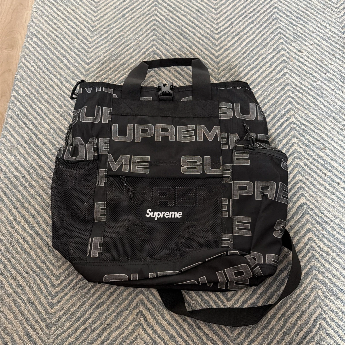 Supreme Tote Black Bags for Men for sale | eBay
