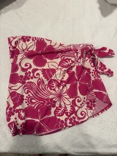 Vintage Victoria  s secret Swim Sarong XS/Small Pink and Cream Floral Coverup
