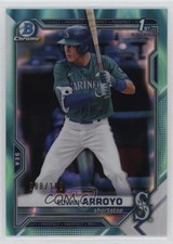 2021 Bowman Draft Chrome Aqua Lava Refractor 88/199 Edwin Arroyo #BDC-74 bp8