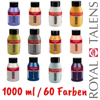 Amsterdam Standard Series Acrylfarbe Flasche 1000 ml - 60 Farben zur Auswahl