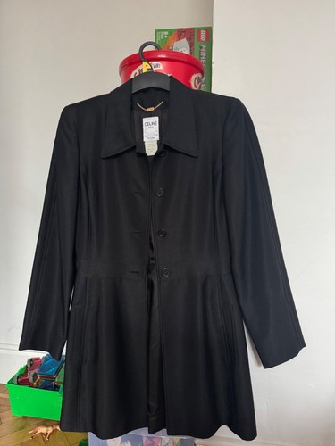 Celine, trench donna vintage Celine taglia 36 nero