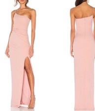Nookie Revolve Lust One Shoulder Gown In Blush Medium