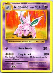 Nidorino 44/108 XY Evolutions Uncommon